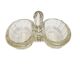 Art Nouveau salt and pepper holder by HSG Ząbkowice, Poland, 1920s