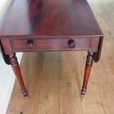 Mahogany side table with shutters