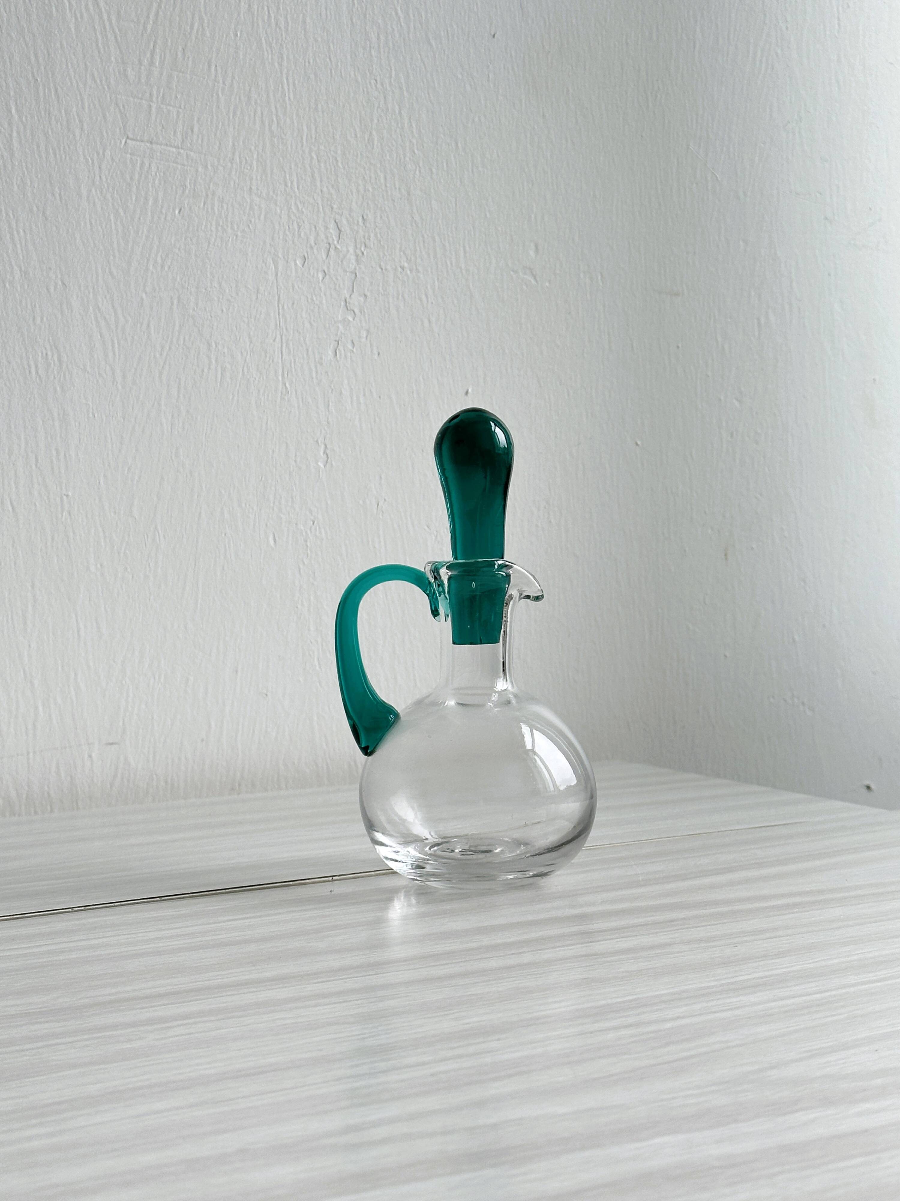 Blown glass oil cruet