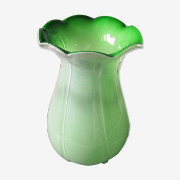 Glass corolla vase