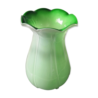 Glass corolla vase