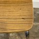 Set of 3 vintage French kitchen chairs, formica & chrome, 1960s-70s