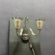 Set of 3 Murano Glass Barovier Sconces 