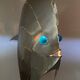 Fish in stainless steel Lighting object from Reinhard Stube