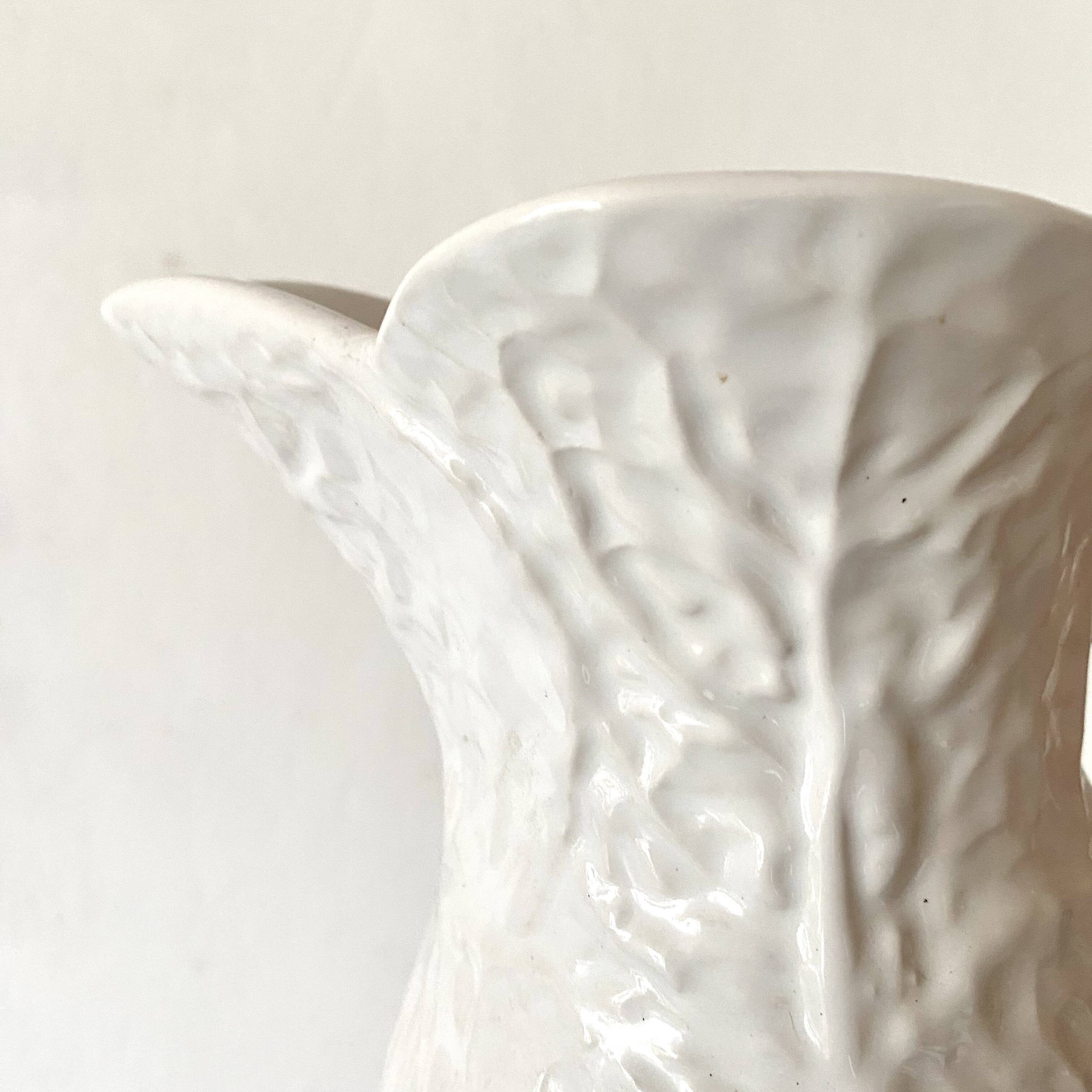 Cabbage leaf slip pitcher