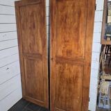 Paire de portes de placard ancienne