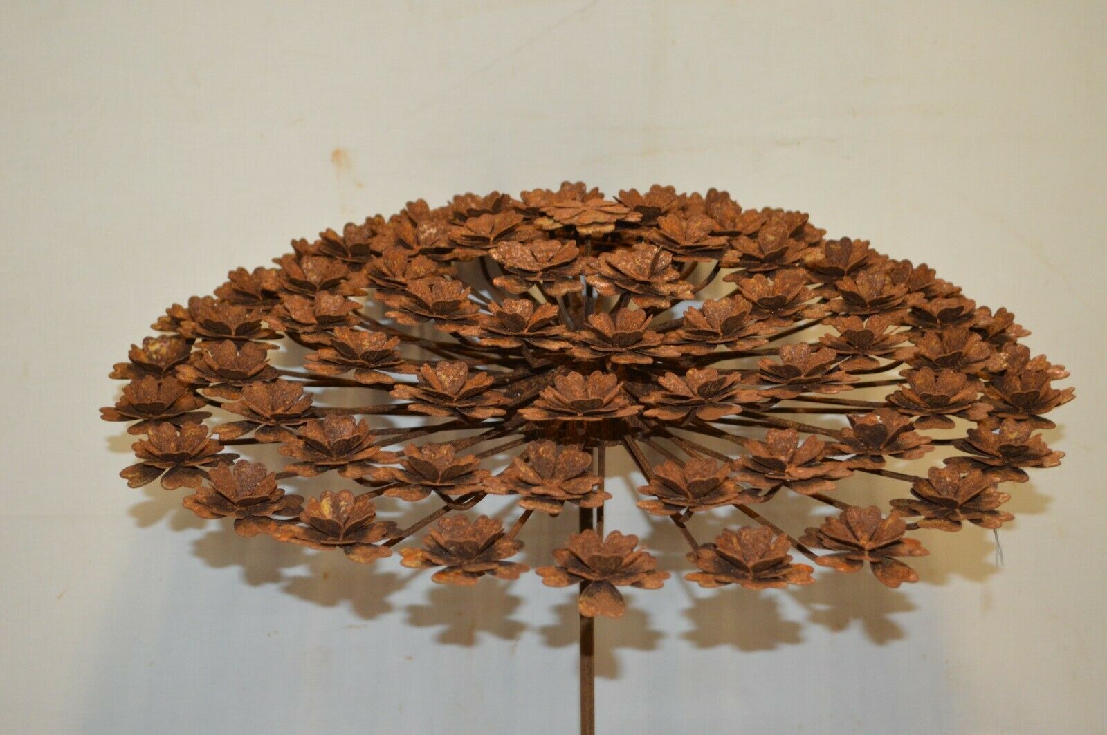 Wrought iron flower for the garden