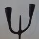 Brutalist candlesticks pair 1950