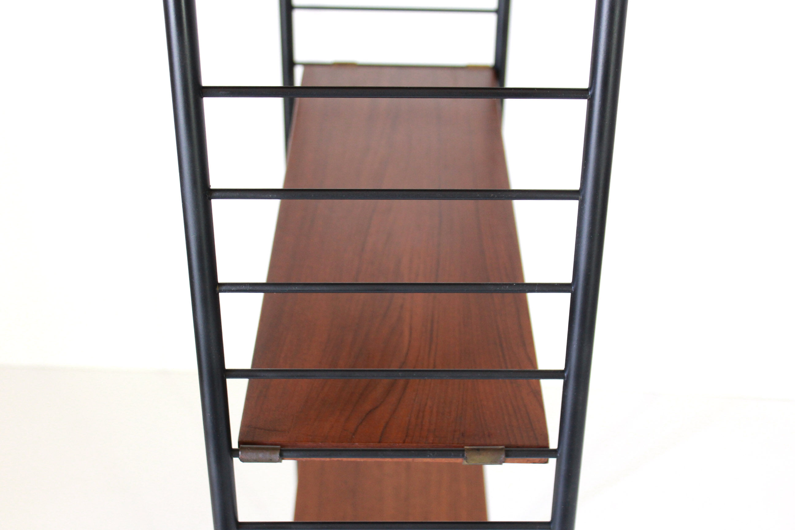 1960s vintage teak bookshelf in scandinavian style