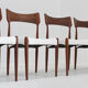 Set of vintage Danish dining chairs by Bernhard Pedersen, 1960s