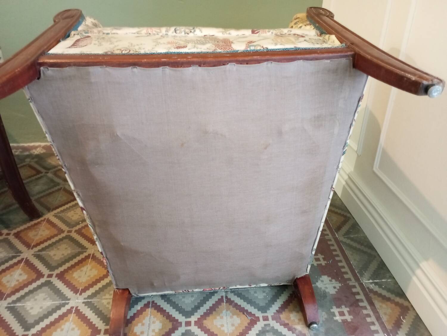 Pair of art deco armchairs