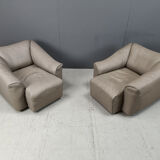 Pair of DS47 armchairs, 1970s