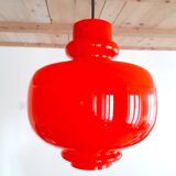 Vintage blown glass pendant light - Design by Hans Agne Jakobsson for Staff Leuchten