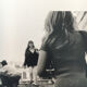 Photographie graphique 90: femme, escalier.