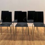 Set of 6 designer chairs Galvano Tecnica