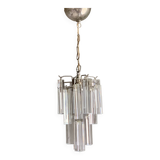 Lustre cristal italien vintage Venini trilobo