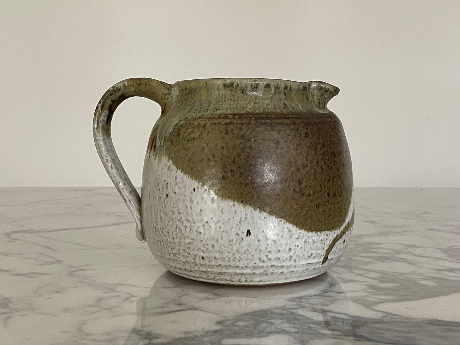 Glazed ceramic pitcher by Édouard Chapallaz 1970