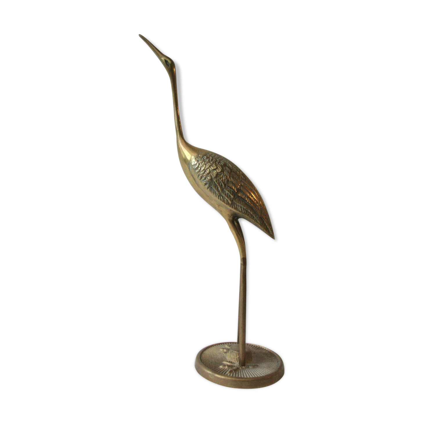 Brass heron