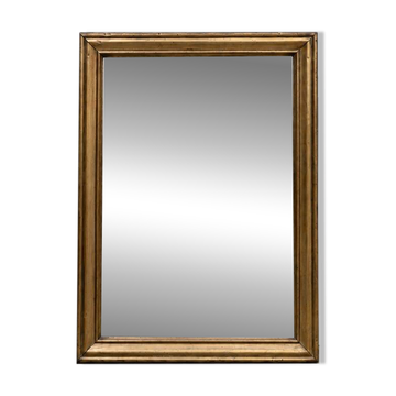 Antique brass brewery mirror, 19th century