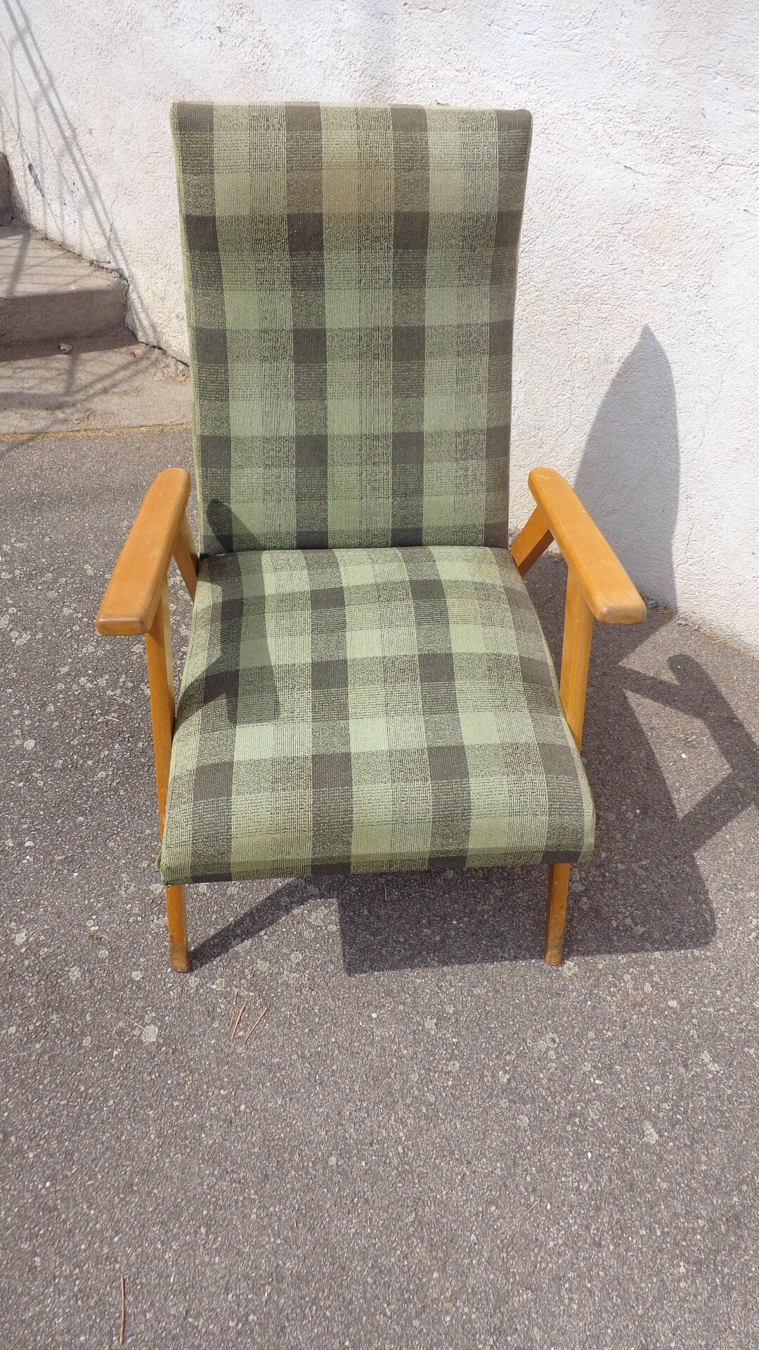 Vintage green armchair