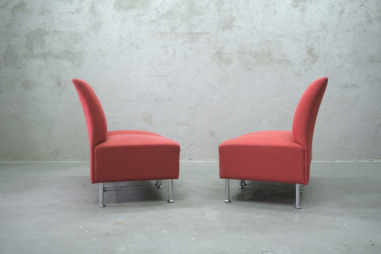 Vintage Finnish Living Room Set from Isku, 1980s, Set of 4