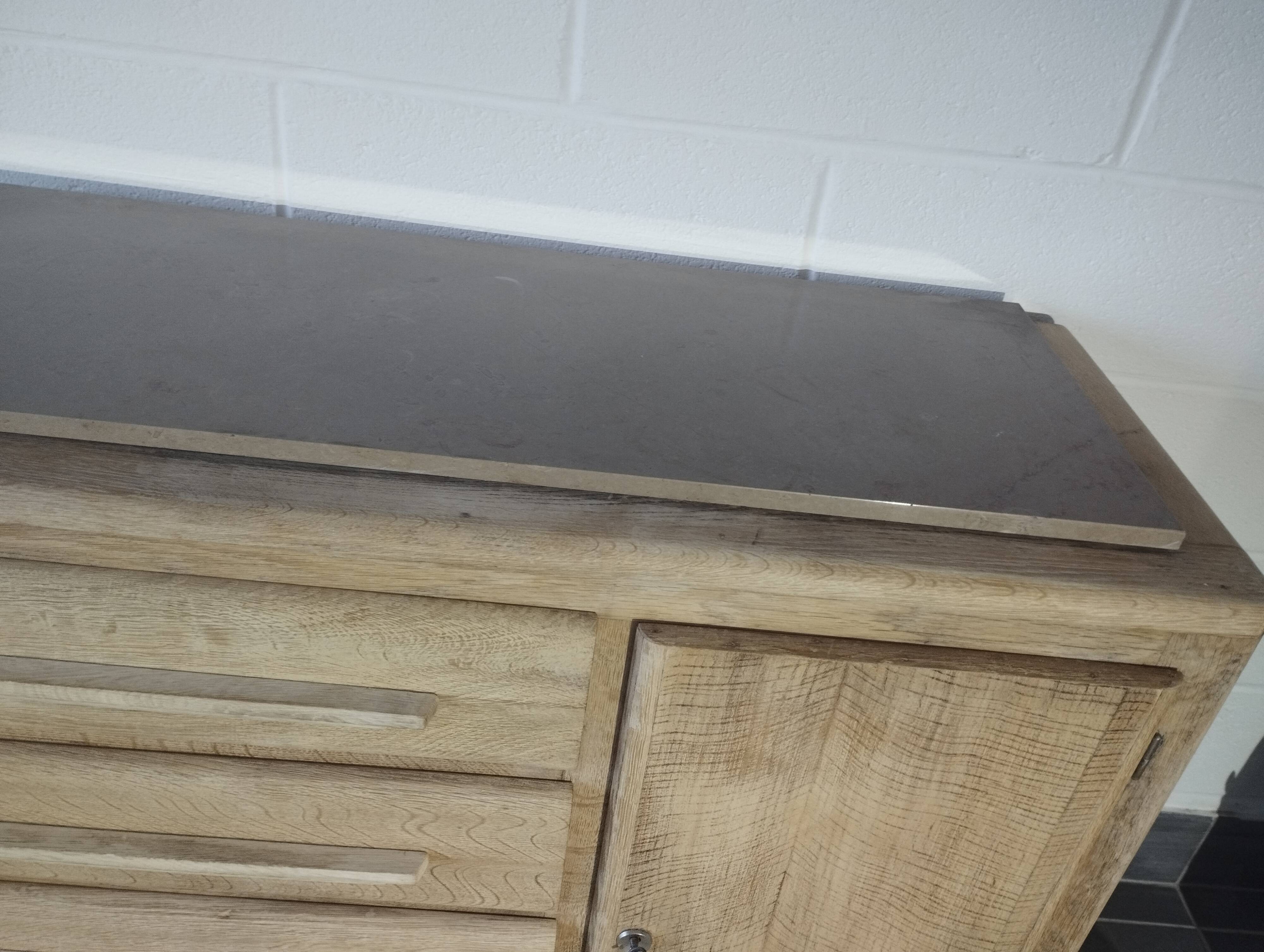 Art Deco chest of drawers blond oak