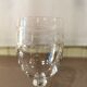 Set of 9 crystal glasses from the Napoleon III period