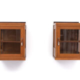 Oak art deco hanging cabinets 1930s