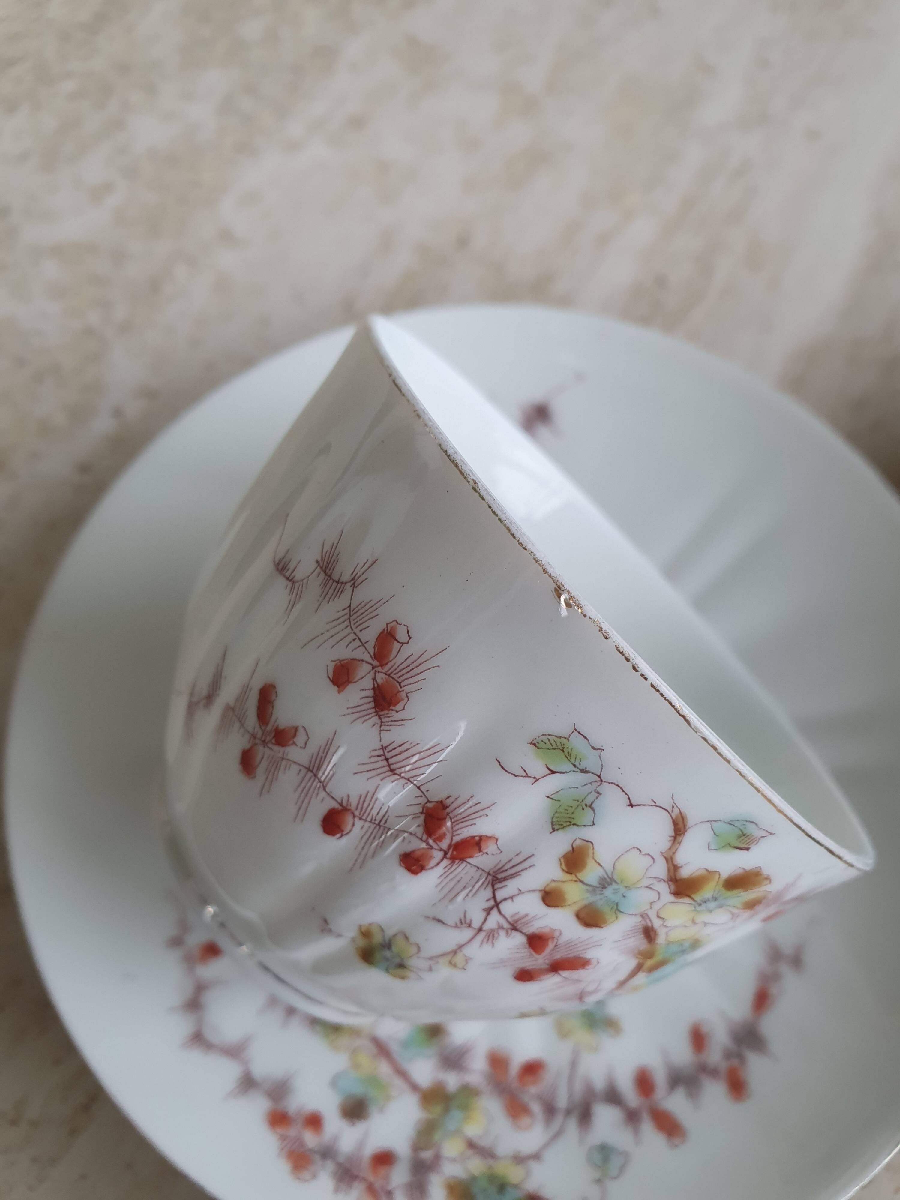 A.Hache porcelain cups