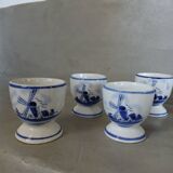 7 antique egg cups