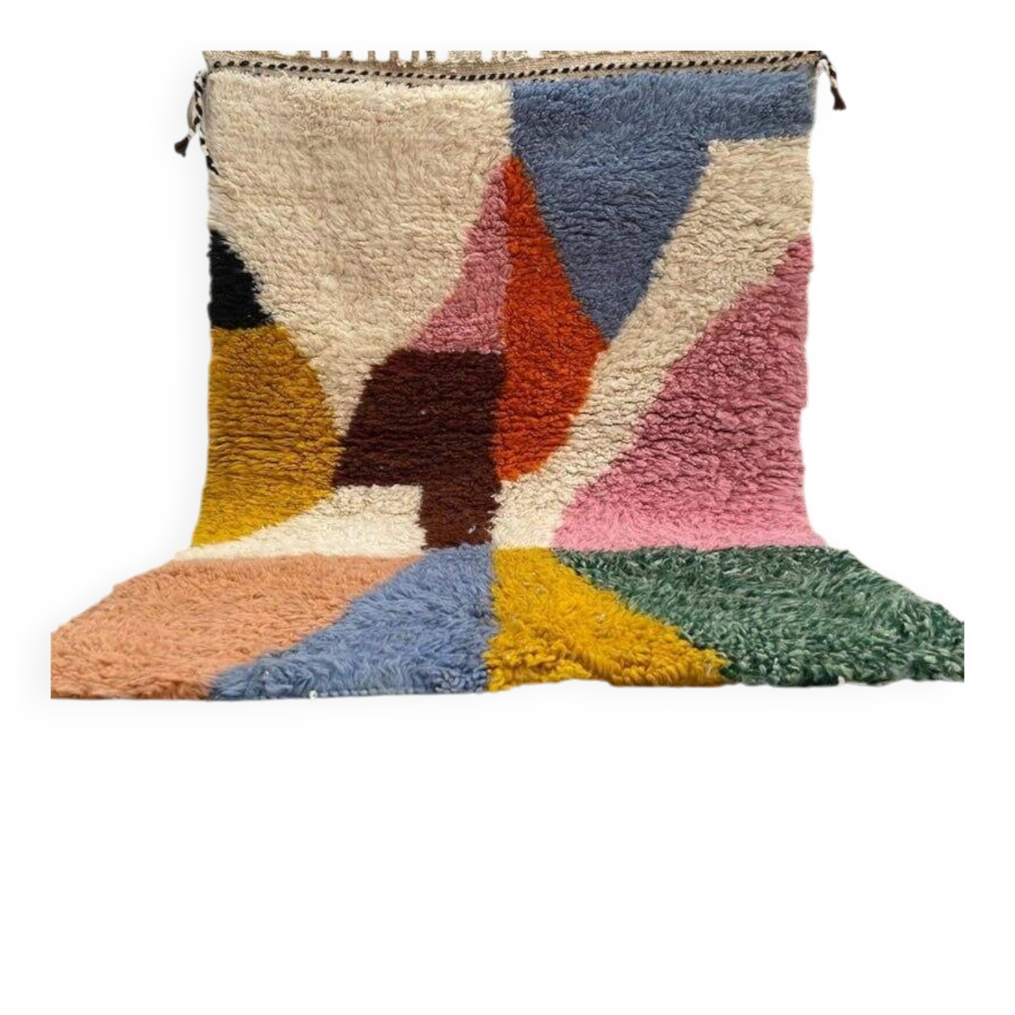 Atlas Berber rug with coloured patterns 1.5/2.5 m