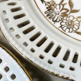 5 dessert plates signed Bavaria Germany