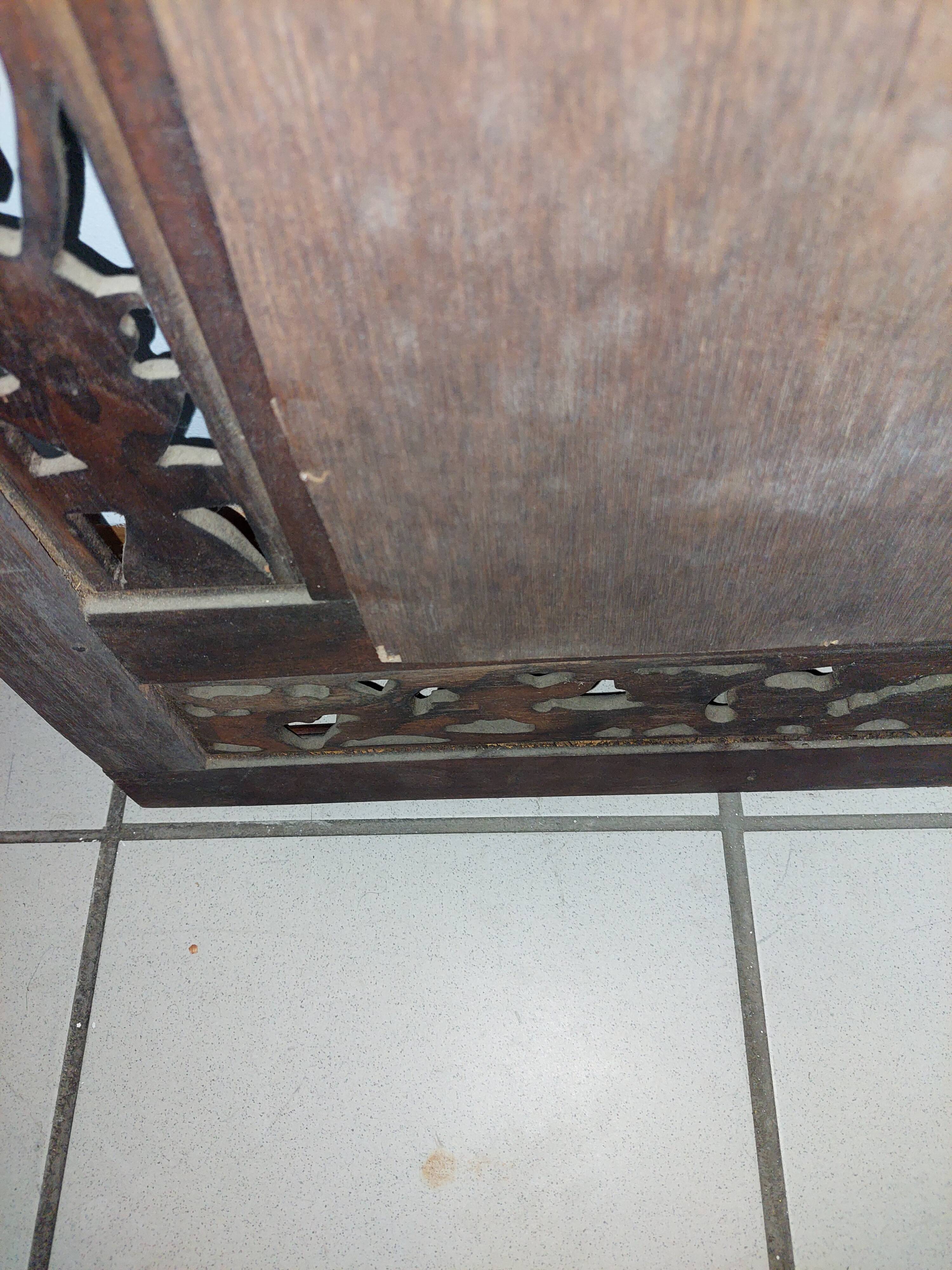 Mirror with shutters carved Indonesian