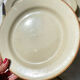 6 assiettes plates en grès beige Tulowice Poland 1970