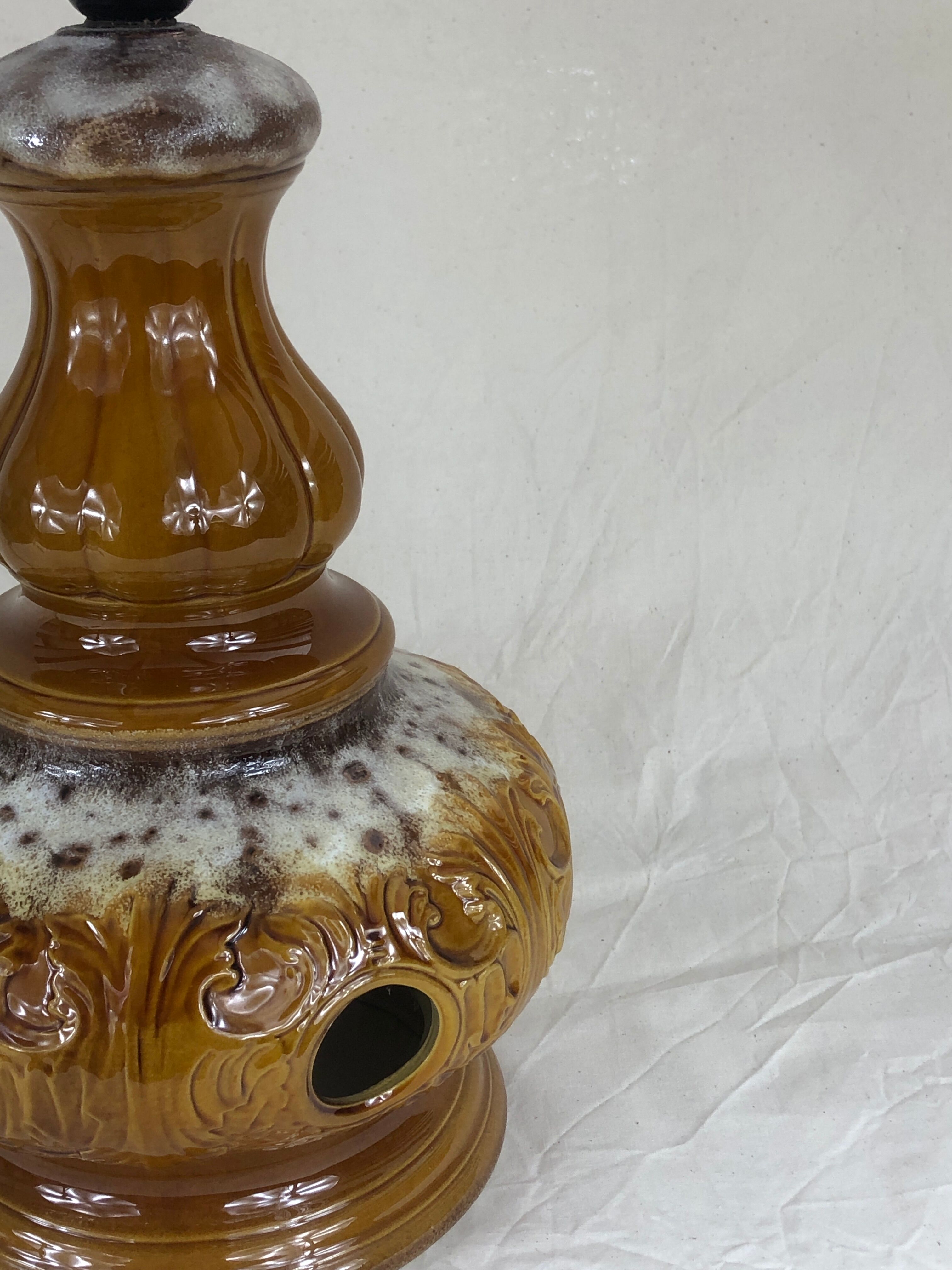 Table lamp West Germany style, ceramic