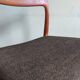 Niels Otto Møller No. 77, 6 chaises, teck et textile