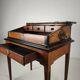 18th Century Indonesian Amboyna & Ebony Portable Writing Desk, custom stand