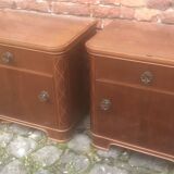 Pair of Art Deco bedside tables
