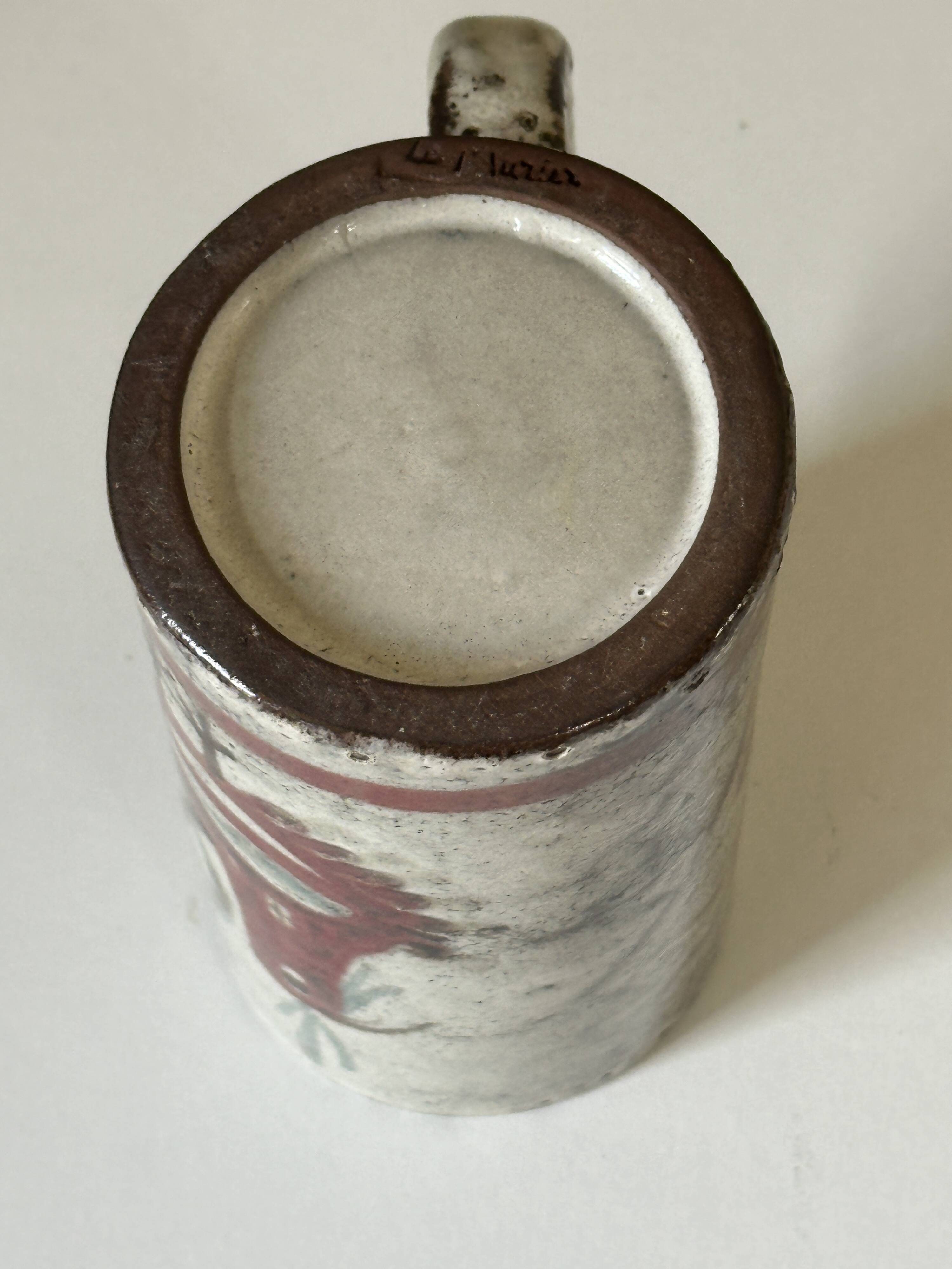 Gustave Reynaud ceramics the vintage mulberry tree design from the 60s