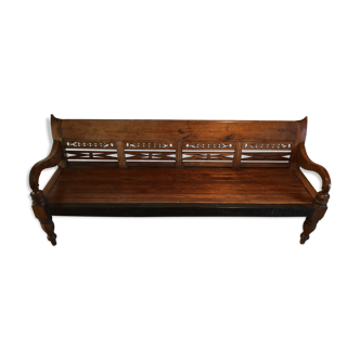 Banc en teck