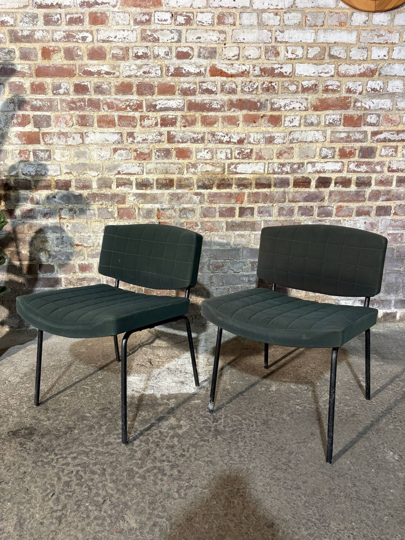 Pair of armchairs designed by Pierre Guariche for Meurop.