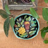 Small Vintage Ceramic Bowl, Signed 456 Cérart Monaco, Vide Poche Dish