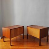 Pair of Scandinavian bedside tables, 1960