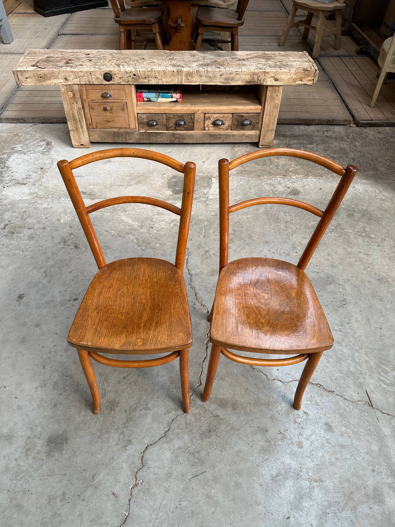Paire de chaises bistrot