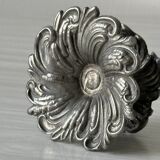 Metal candle holder.