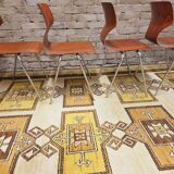 Set of 4 stackable chairs Flototto design Adam Stegner 60s vintage