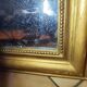 Antique Louis Philippe mirror, 19th century, mercury backing, wooden parquet back.