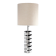 Jacques Charpentier, lampe en métal chromé