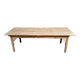 Grande table de ferme table de drapier en bois massif Longueur 240 cm