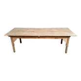 Grande table de ferme table de drapier en bois massif Longueur 240 cm